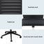 Artiss Ergonomic Office Chair Mesh Computer Desk Chairs with Lumbar Support, Height Adjustment Swivel Chair Mid Back for Home Office Study, Black