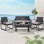 Gardeon 4pcs Outdoor Lounge Setting Sofa Set Garden Patio Table Chairs