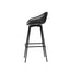 Gardeon 4x Outdoor Bar Stools Plastic Black