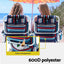 Gardeon Outdoor Chairs Beach Chair Backpack Cooler Storage Lightweight Fishing Blue