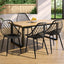 Gardeon 4PC Outdoor Dining Chairs PP Lounge Chair Patio Garden Furniture Black