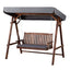 Gardeon Wooden Swing Chair Garden Bench Canopy 3 Seater Outdoor Furniture