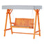 Gardeon Outdoor Wooden Swing Chair Garden Bench Canopy Cushion 3 Seater Teak
