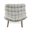 Gardeon Outdoor Rocking Chair Furniture Papasan Recliner Garden Patio Lounge Setting White