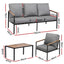 Gardeon 5 Seater Outdoor Sofa Set 4PCS Table Chair Garden Bench Patio Furniture