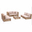 Gardeon 6 Seater Outdoor Sofa Set 7PCS Table Chair Set Garden Rattan Patio Furniture