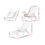 Gardeon Sun Lounger Folding Chaise Lounge Chair Wheels Patio Outdoor Furniture