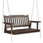 Gardeon Porch Swing Chair With Chain Outdoor Furniture Wooden Bench 2 Seat Brown