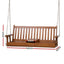 Gardeon Porch Outdoor Swing Chair Patio Furniture Wooden Bench 2 Seat Cup Holder
