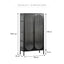 Eve Modern Large Metal Cabinet Black