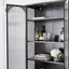 Eve Modern Large Metal Cabinet Black