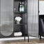 Eve Modern Large Metal Cabinet Black