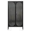 Eve Modern Large Metal Cabinet Black