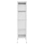 Eve Modern Large Metal Cabinet White