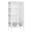 Eve Modern Large Metal Cabinet White