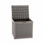 Gardeon Outdoor Storage Box 118L Container Lockable Garden Toy Tool Rattan-Texture Brown