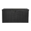 Gardeon Outdoor Storage Box 270L Container Lockable Garden Bench Tool Shed Black