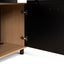 1.8m Executive Desk Left Return with Black Legs - Natural