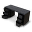 1.6m Office Desk - Full Black