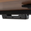 3.6m Boardroom Meeting Table - Walnut Top With Black Legs