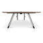 3.6m Boardroom Meeting Table - Walnut Top With Black Legs