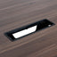 3.6m Boardroom Meeting Table - Walnut Top With Black Legs