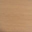 1.6m Single Seater Natural Office Desk - Black Legs
