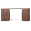 1.77m Left Drawer Office Desk - Walnut