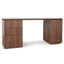 1.77m Left Drawer Office Desk - Walnut