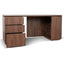 1.77m Left Drawer Office Desk - Walnut