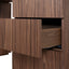 1.77m Right Drawer Office Desk - Walnut