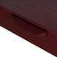 1.2m Home Office Desk - Burgundy Red