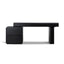 1.6m Office desk - Black Oak