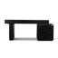 1.6m Office desk - Black Oak