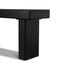 1.6m Office desk - Black Oak