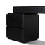 1.6m Office desk - Black Oak