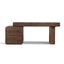 1.6m Office Desk - Walnut Veneer