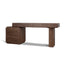 1.6m Office Desk - Walnut Veneer