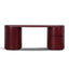 1.9m Office Desk - Burgundy Red