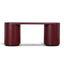 1.9m Office Desk - Burgundy Red