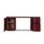 1.9m Office Desk - Burgundy Red