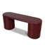 1.9m Office Desk - Burgundy Red
