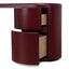 1.9m Office Desk - Burgundy Red