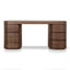 1.7m Office Desk - Walnut