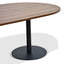 3m Oval Meeting Table - Walnut