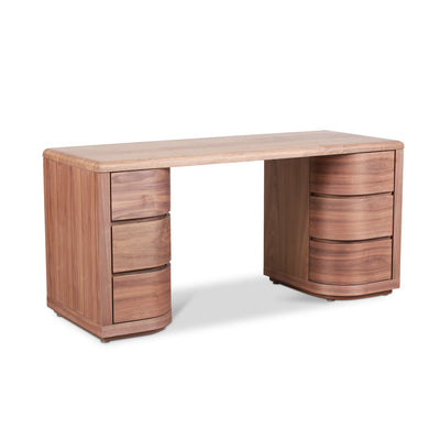 1.6m Office Desk - Walnut