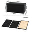 Storage Ottoman Bench Folding Blanket Box Toy Organiser Foot Stool Black