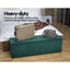 Artiss Storage Ottoman Blanket Box Velvet Foot Stool Rest Chest Couch Green