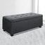 Premium Storage Ottoman - Charcoal