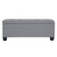 Artiss Large Fabric Storage Ottoman - Grey
